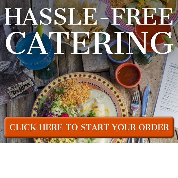 Hassle-Free Catering. Click here to start your order.