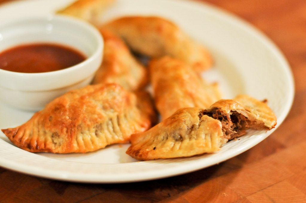Kansas City Pulled Pork Empanada - Christmas