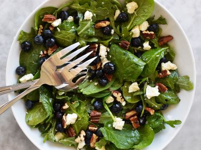 Mixed Greens, Blueberry Salad