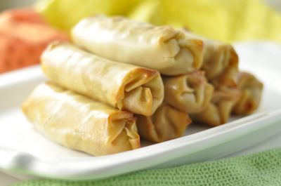 Philly Cheese Steak Spring Rolls