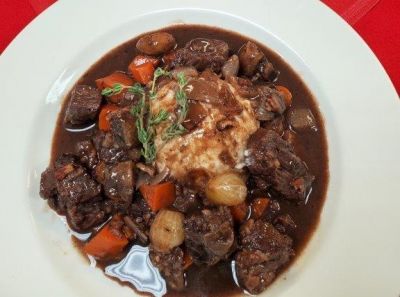 Beef Bourguignon with Pommes Puree