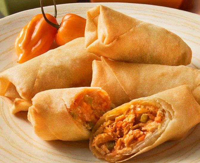 Buffalo Chicken Spring Rolls