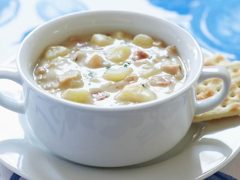 Soup, New England Clam Chowder - Christmas
