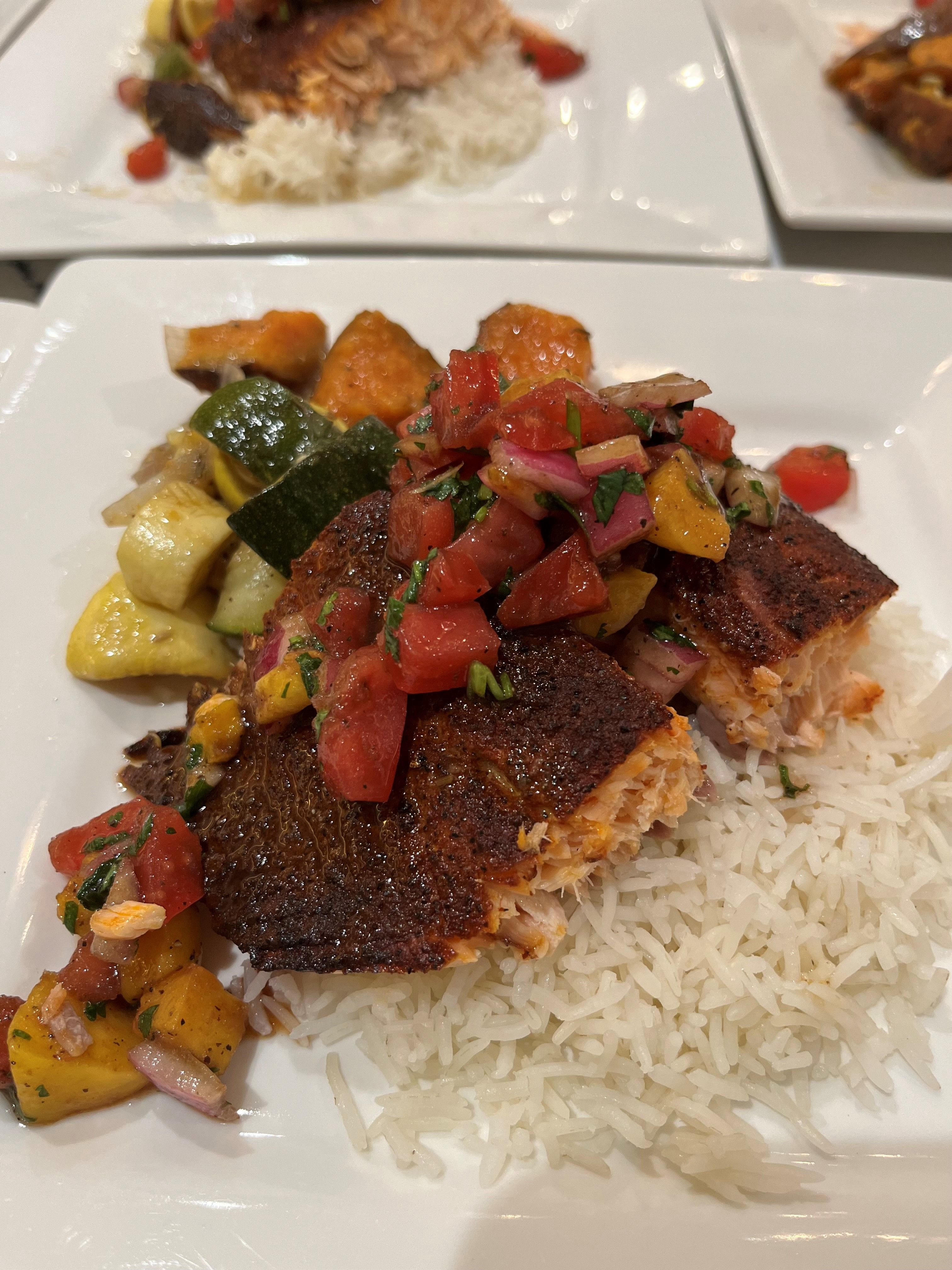 Mango Balsamic Salmon
