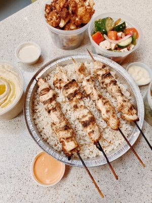 Chicken Kabob Dinner