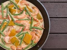 Shrimp with Sitaw Kalabasa