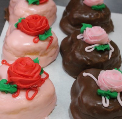 Large Heart Shaped Cupcakes