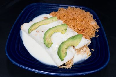 Lunch Avocado Chicken Enchiladas Image