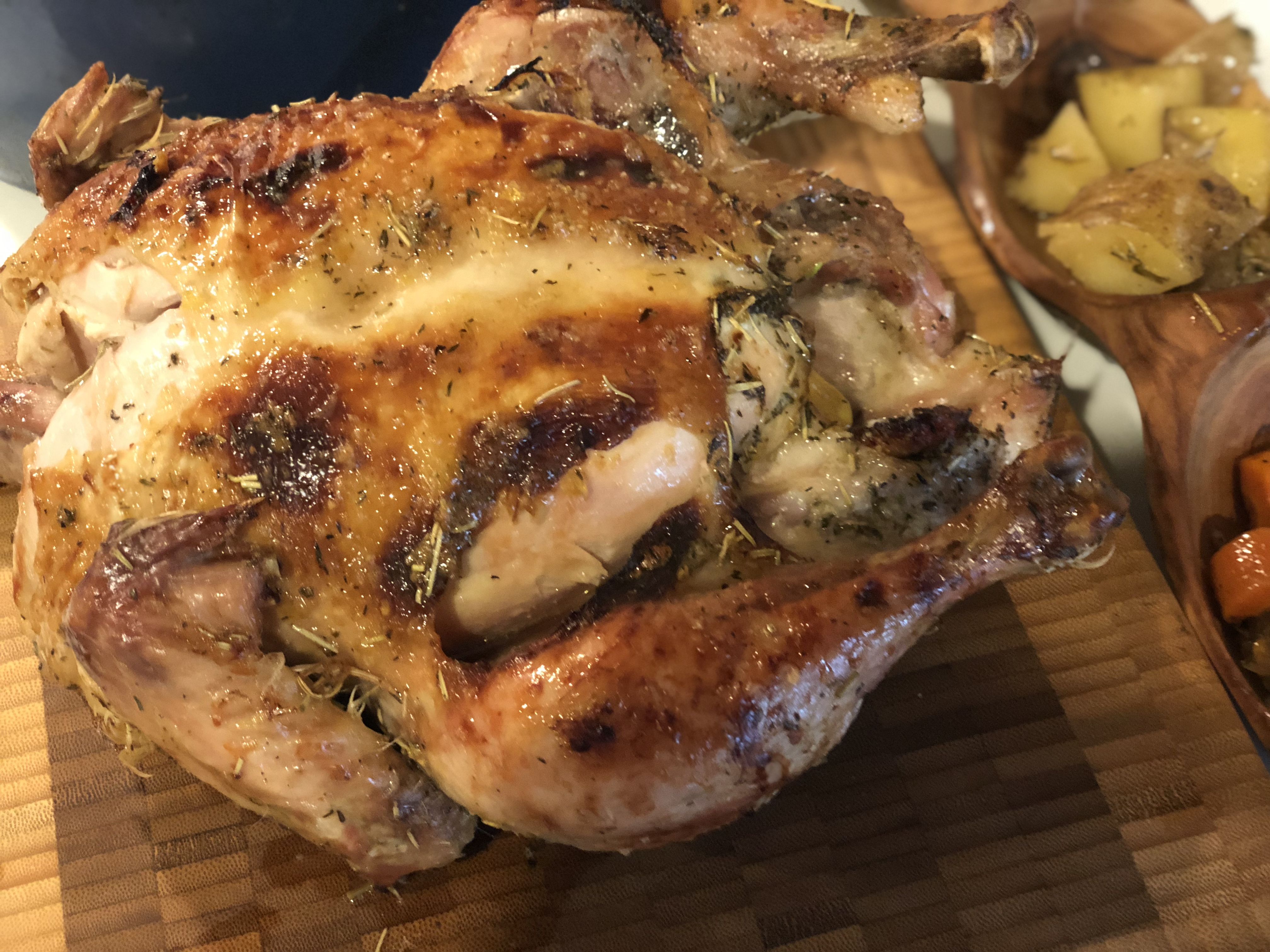 Whole Roast Herb Chicken