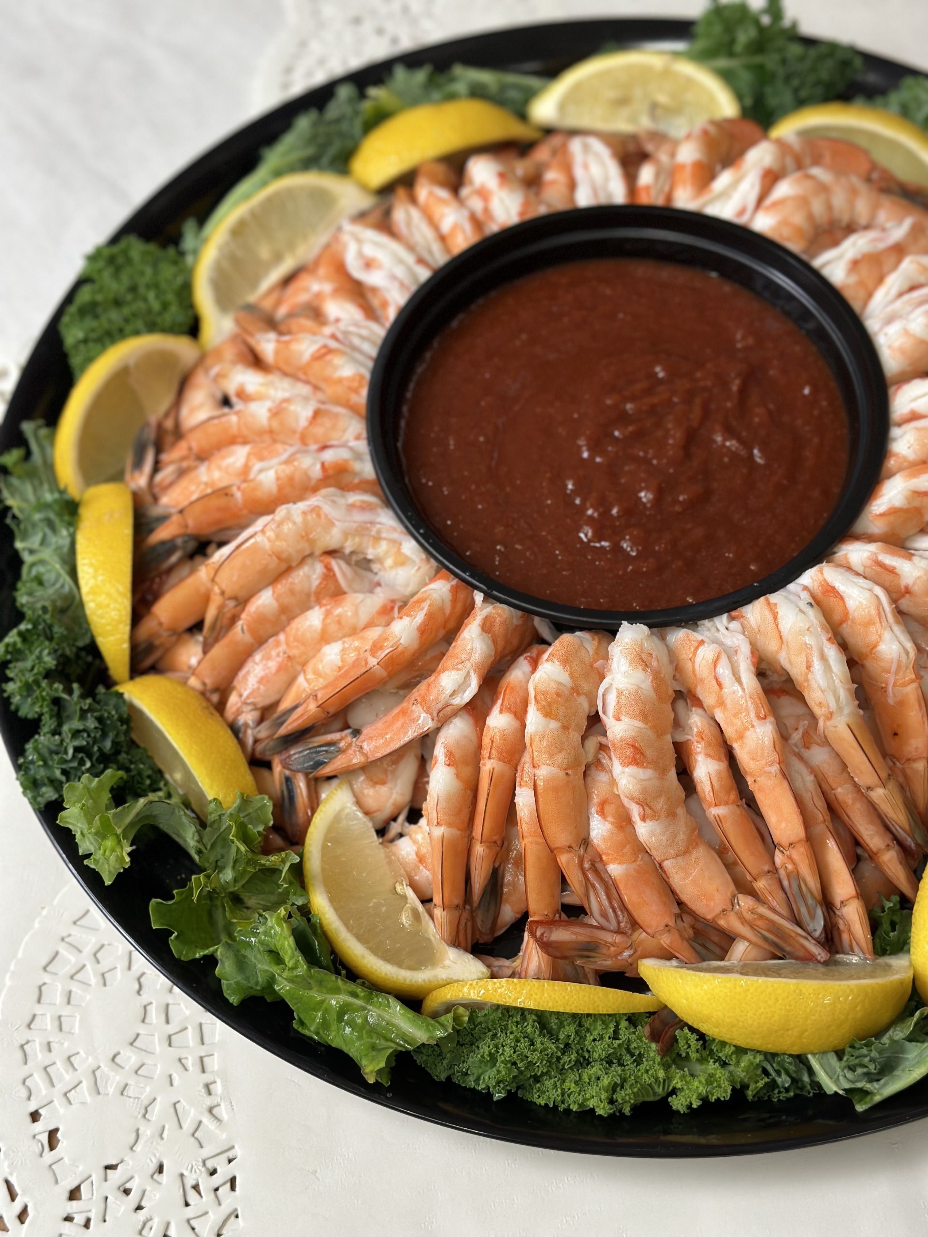 Shrimp Cocktail with Chilled Shrimp Platter - Large