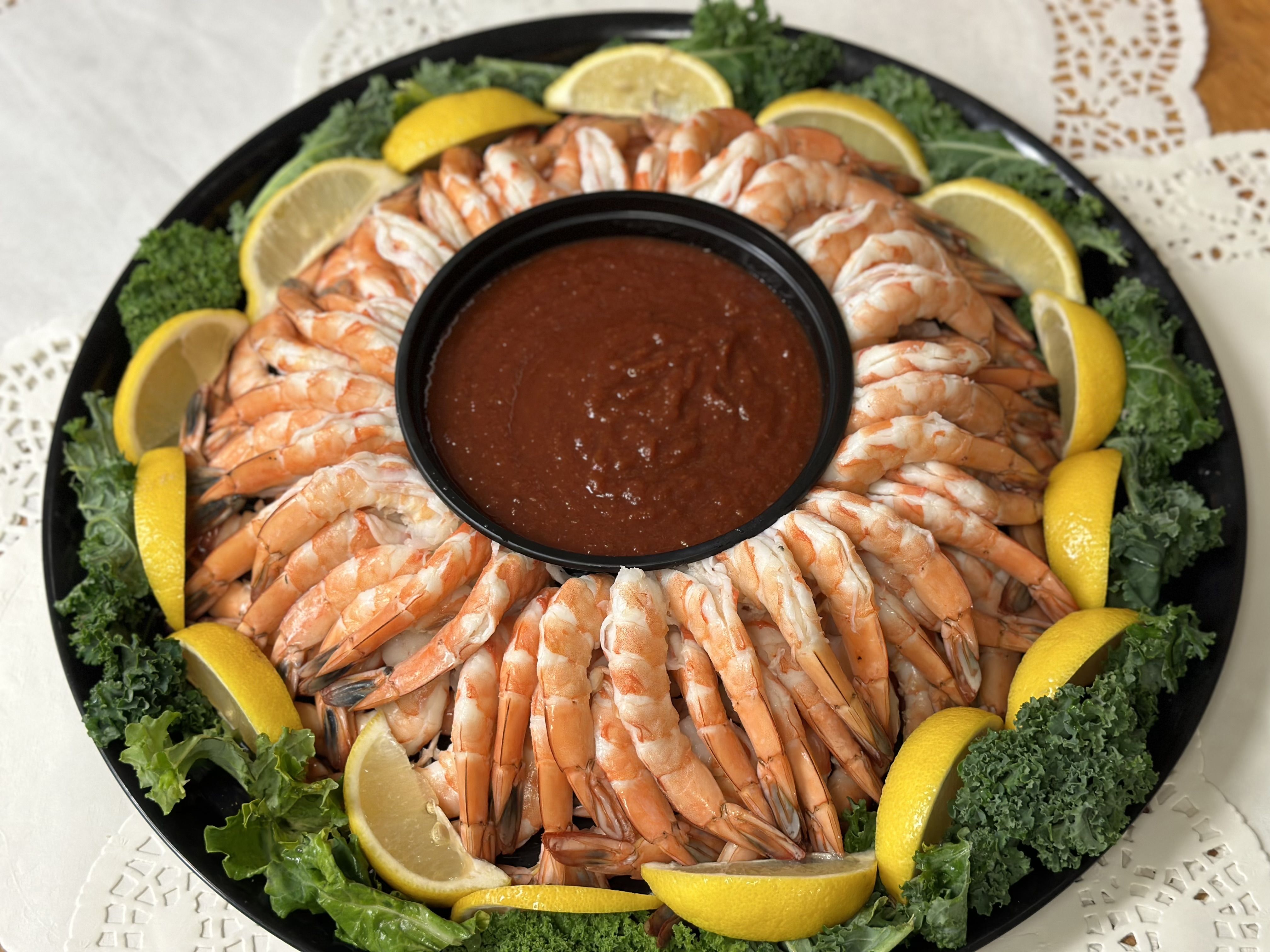 Shrimp Cocktail with Chilled Shrimp Platter - Small