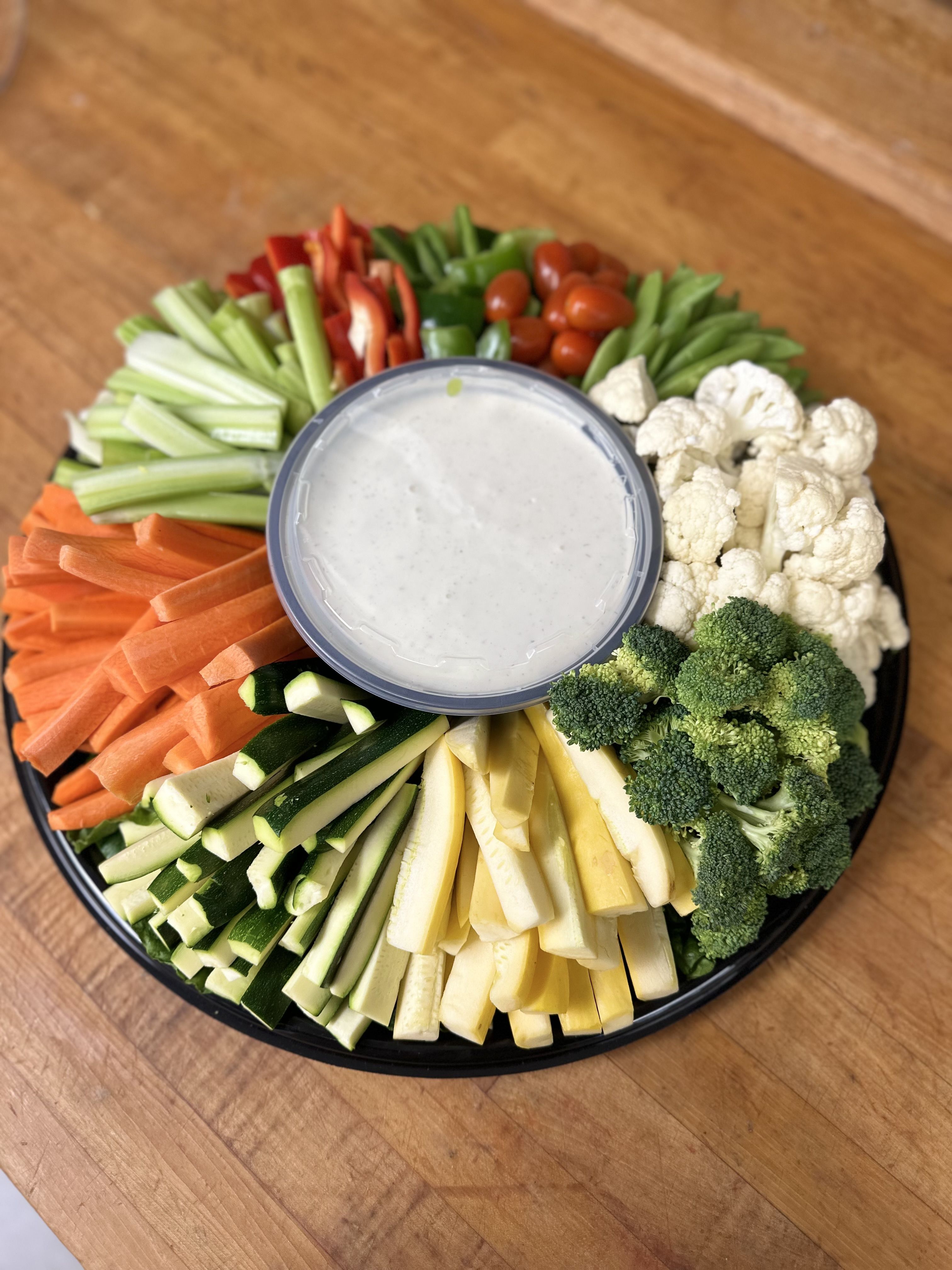 Veggie Platter with Ranch Dip - Small