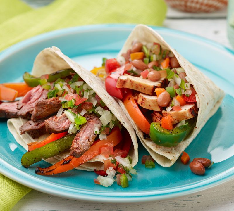 Grilled Fajitas - Combo Chicken & Beef