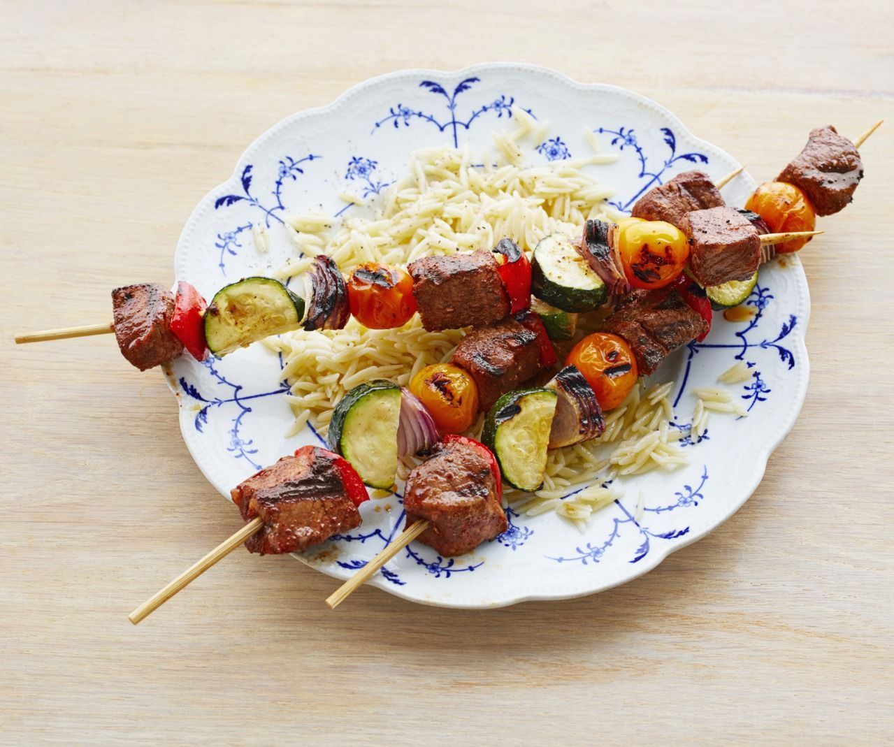 Grilled Kabobs - Beef & Veggies