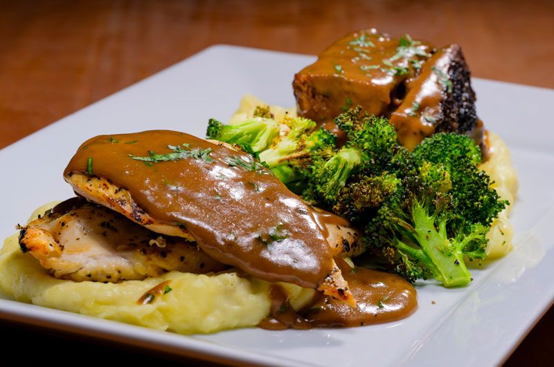 Beef Brisket & Herb Roasted Chicken
