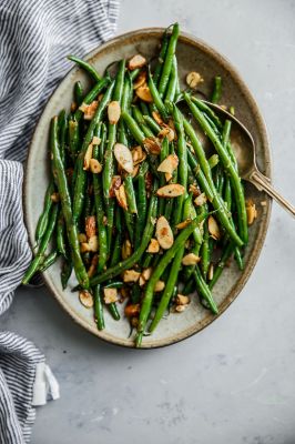 Green Bean Almondine (Serves 10)