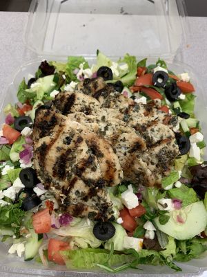 Mediterranean Grilled Chicken Salad