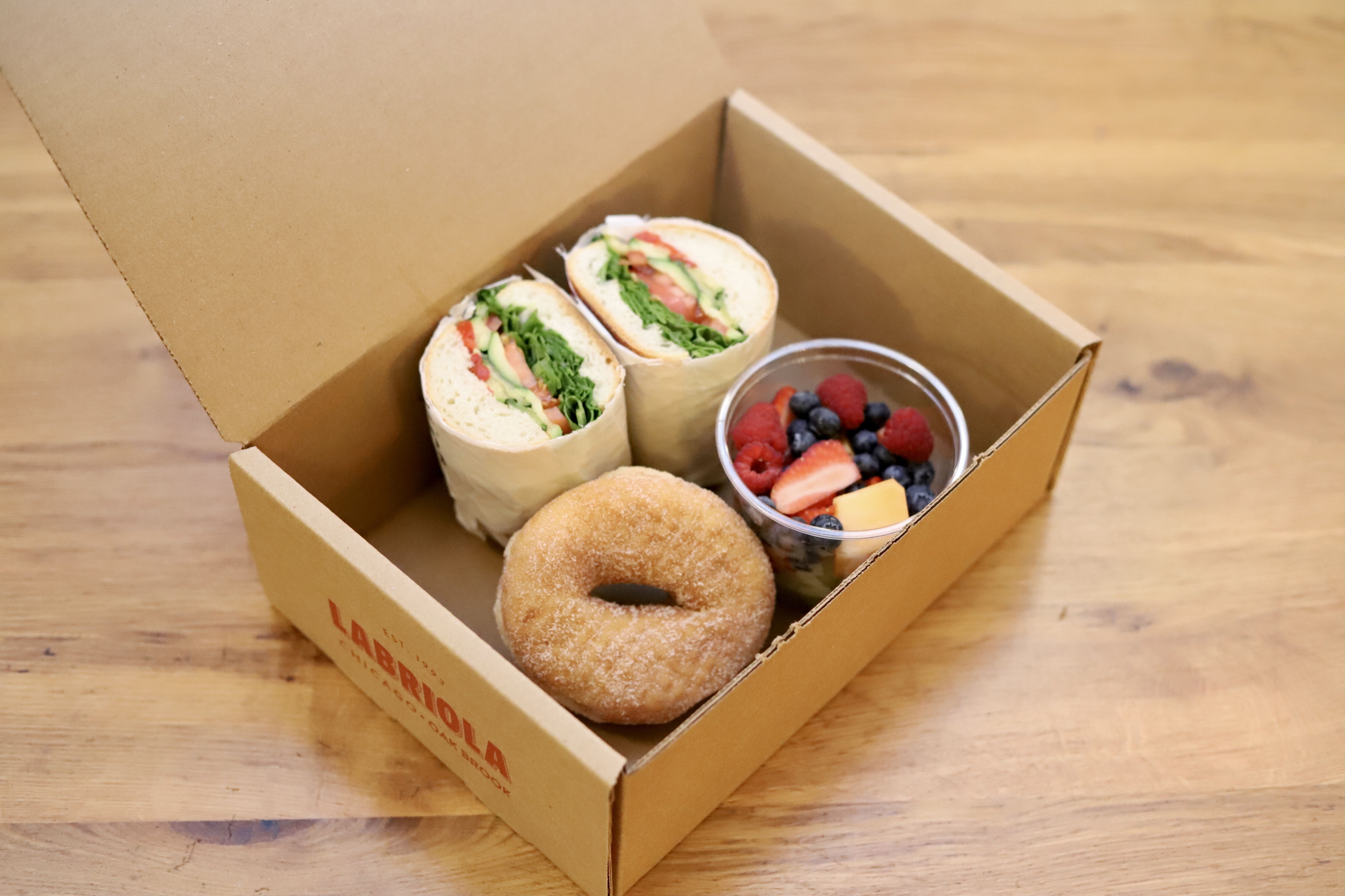 Vegan Grilled Veggie Sandwich Lunch Box