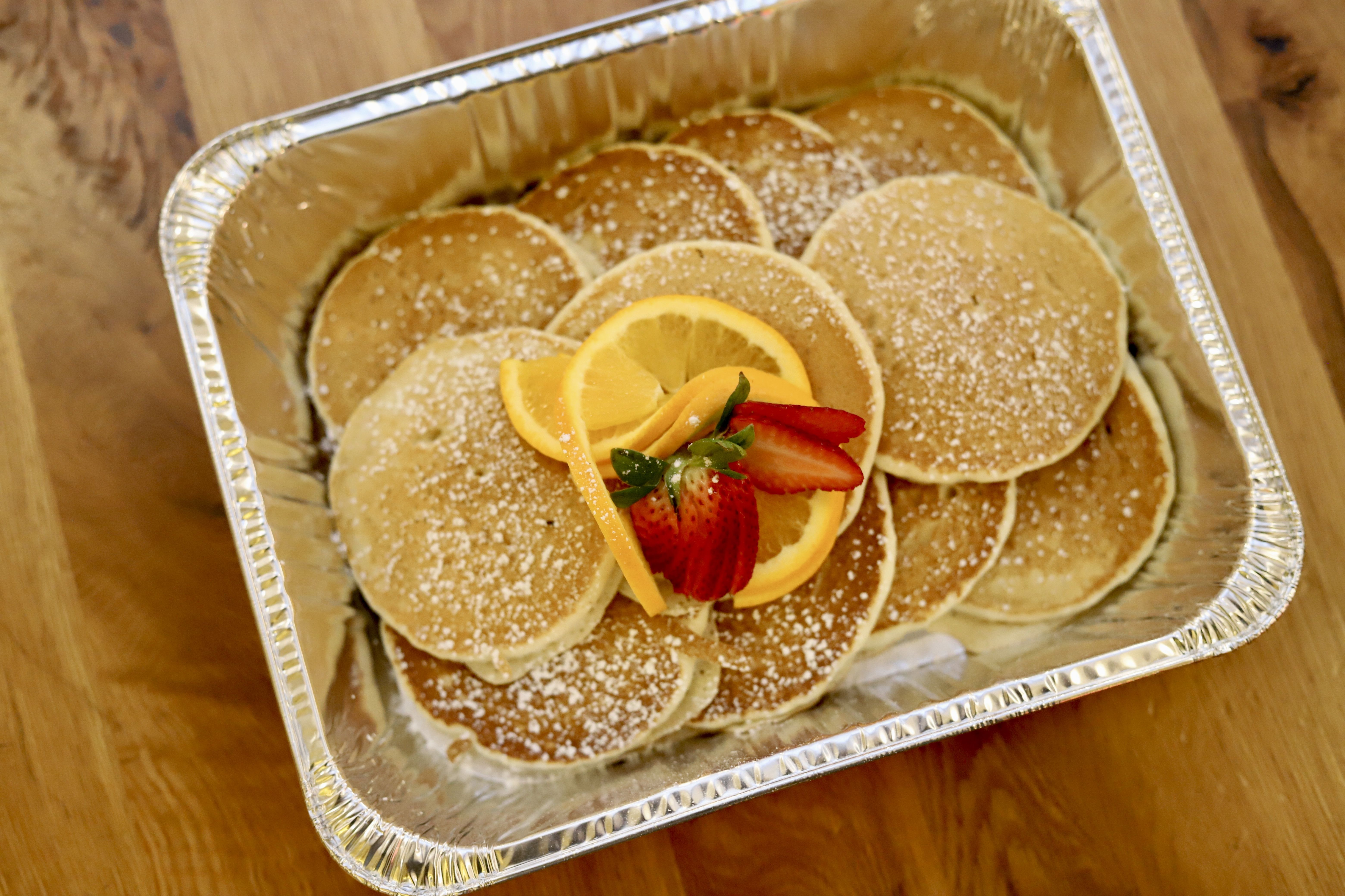 Pancakes with Butter & Maple Syrup