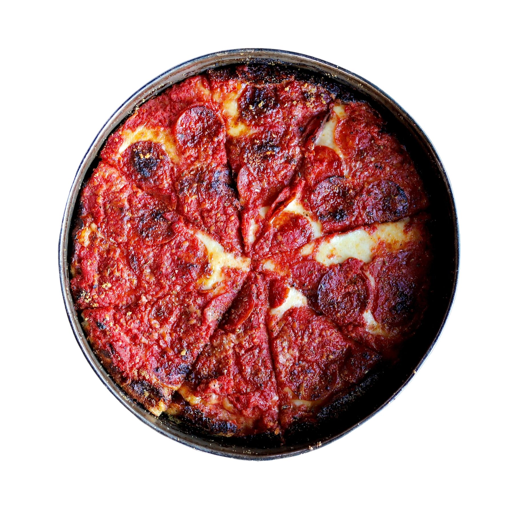 Chicago Style Deep Dish - Pepperoni