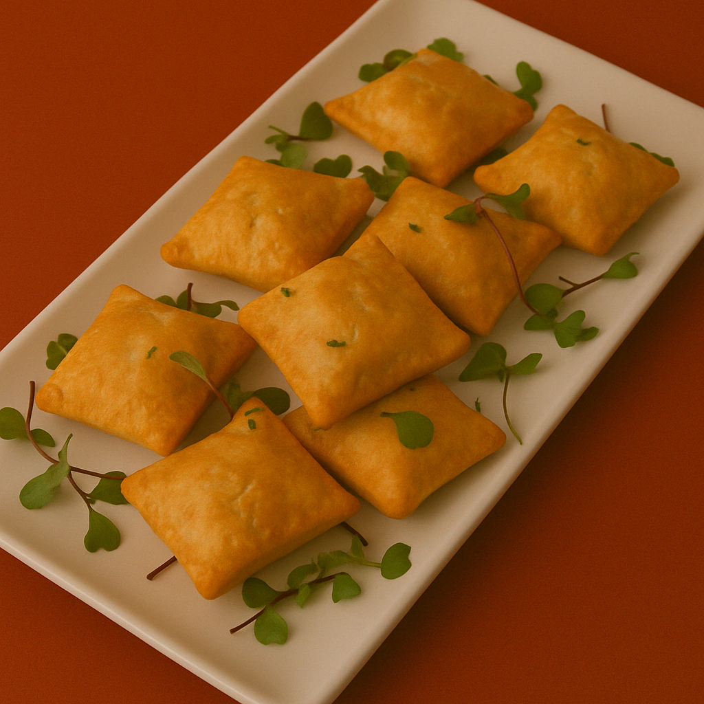 BEEF WELLINGTON BITES W/ DEMI SAUCE