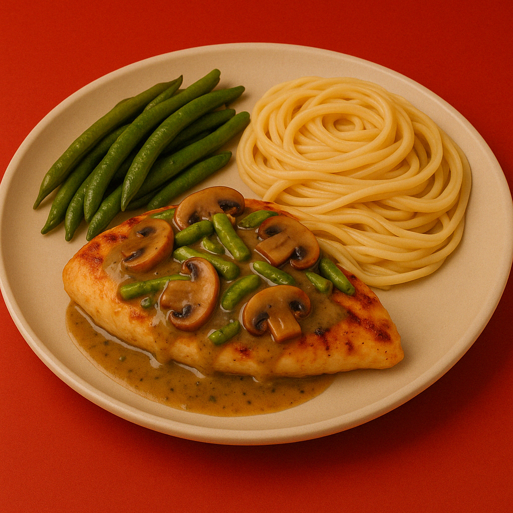 CHICKEN & MUSHROOMS