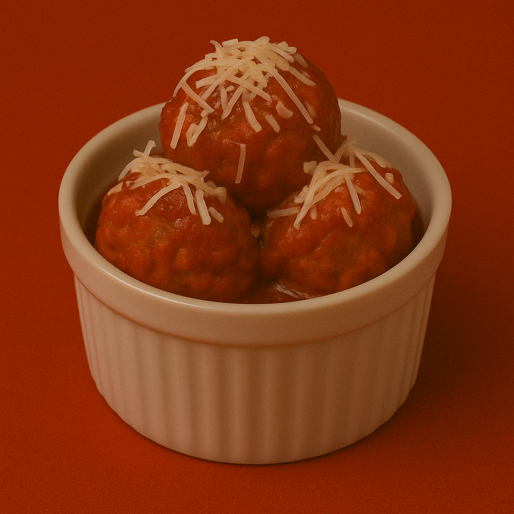 ITALIAN MEATBALLS (MARINARA SAUCE & PARMESAN)