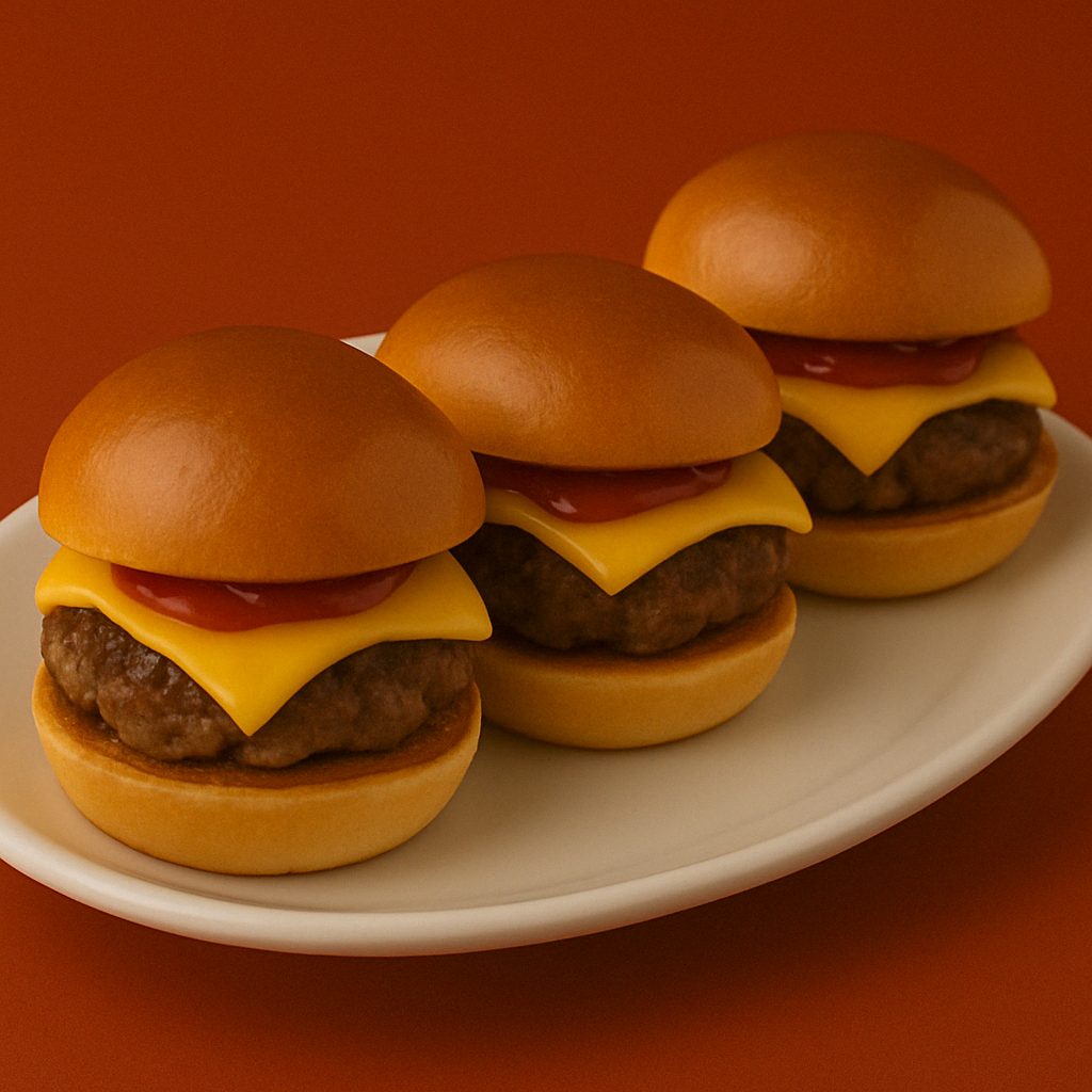 BABY BEEF CHEESEBURGERS