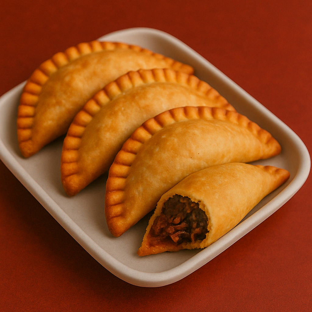 BRISKET EMPANADAS (SERVED W/ CILANTRO CREAM SAUCE)