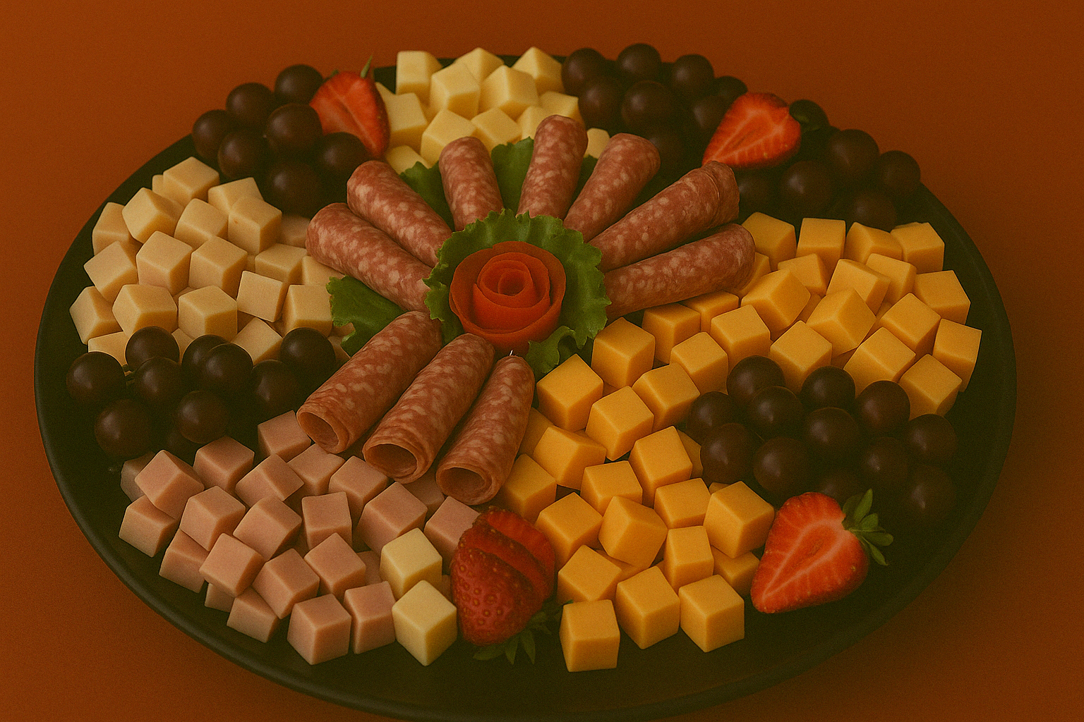 MEAT & CHEESE PLATTER (SERVED W/ CRACKERS)