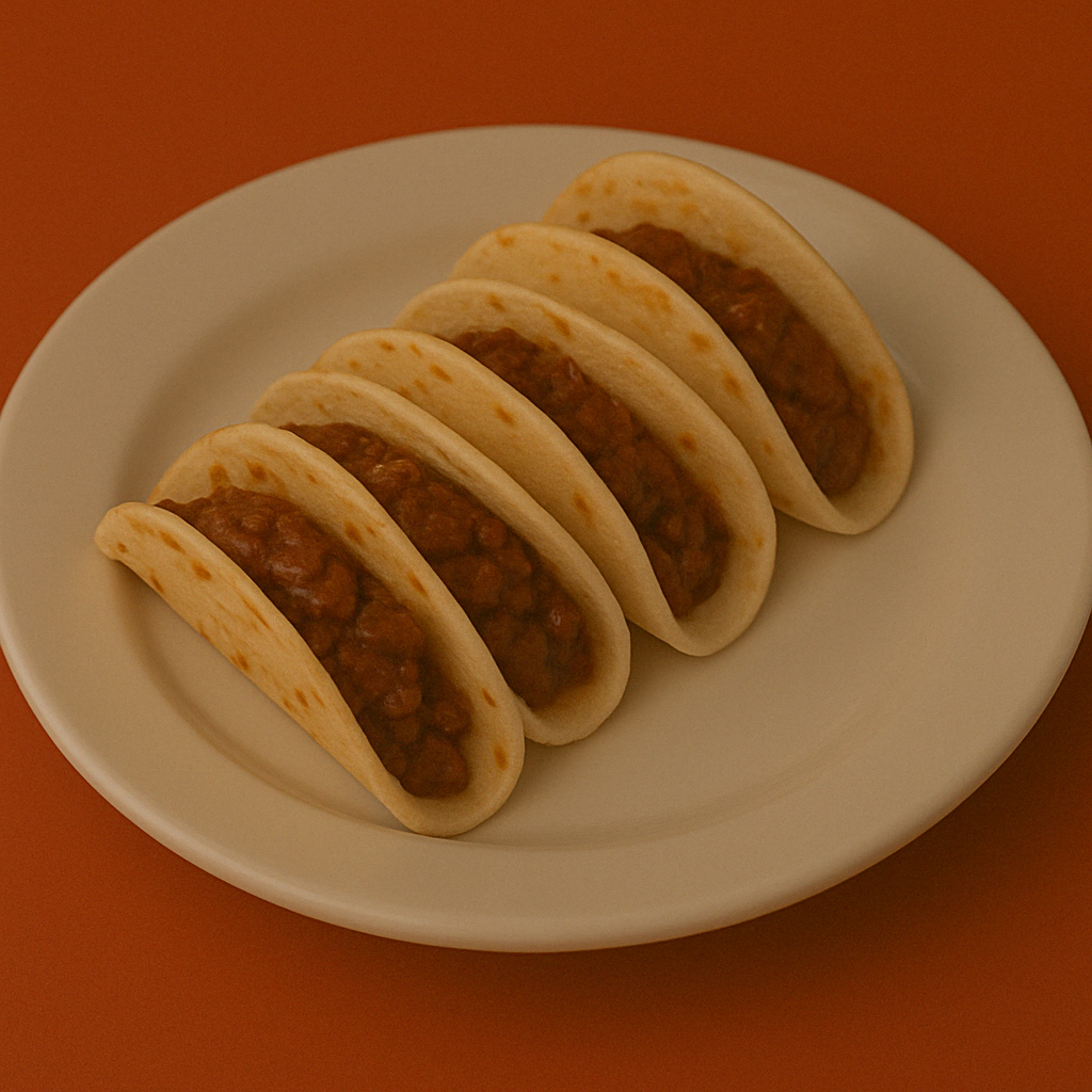 MINI BRISKET TACOS (FLOUR TORTILLAS, SAUTÉED ONIONS, POBLANO PEPPERS, W/ CHIPOTLE AIOLI)