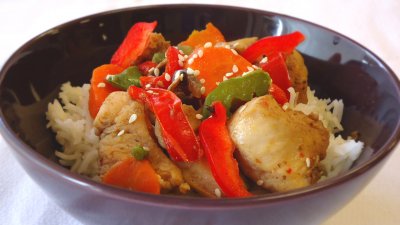 Sesame-Ginger Stir Fry