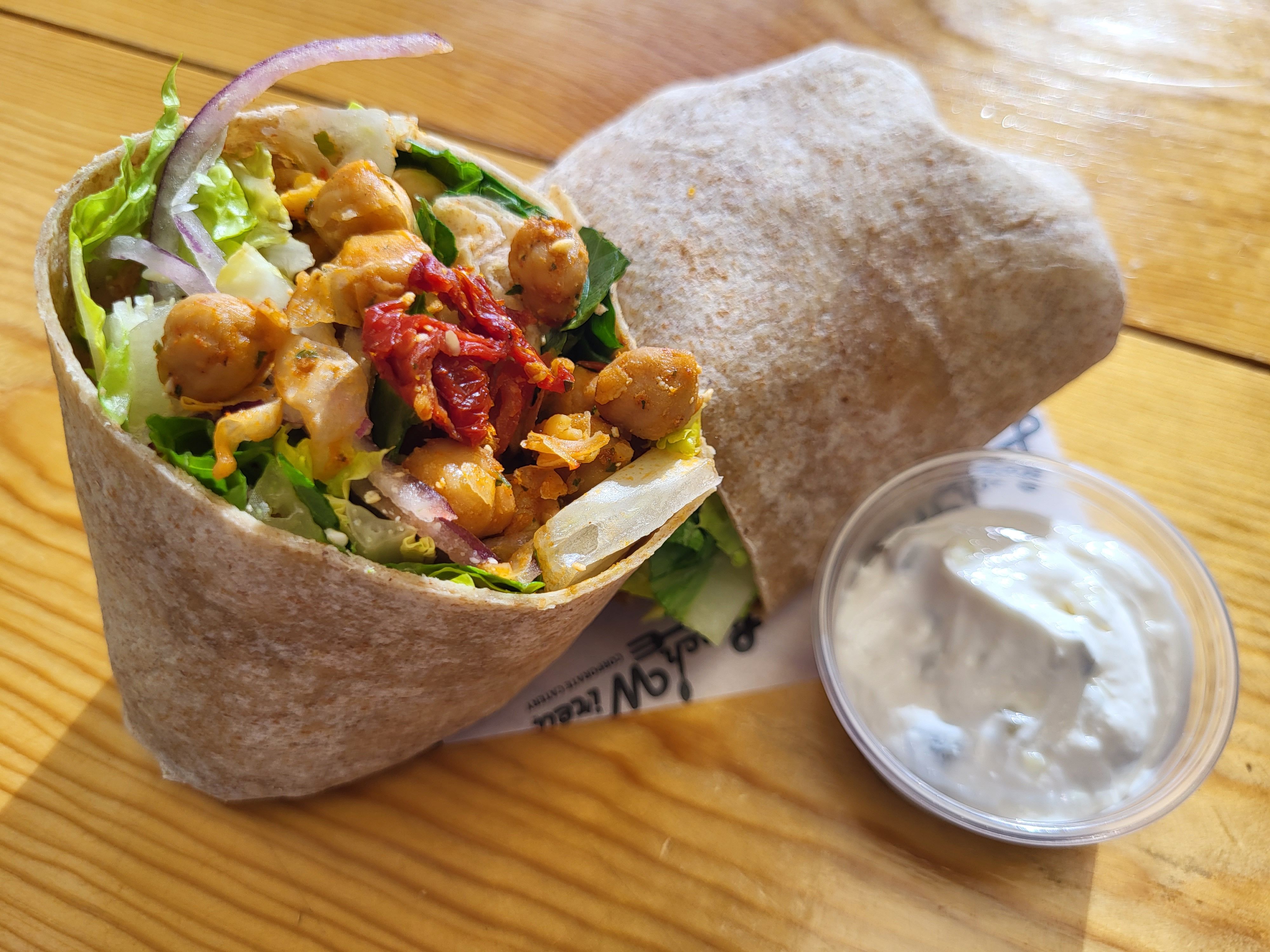 Grab n'Go Chickpea Shawarma Wrap