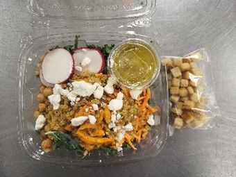 Grab n'Go Kale & Crispy Quinoa Salad