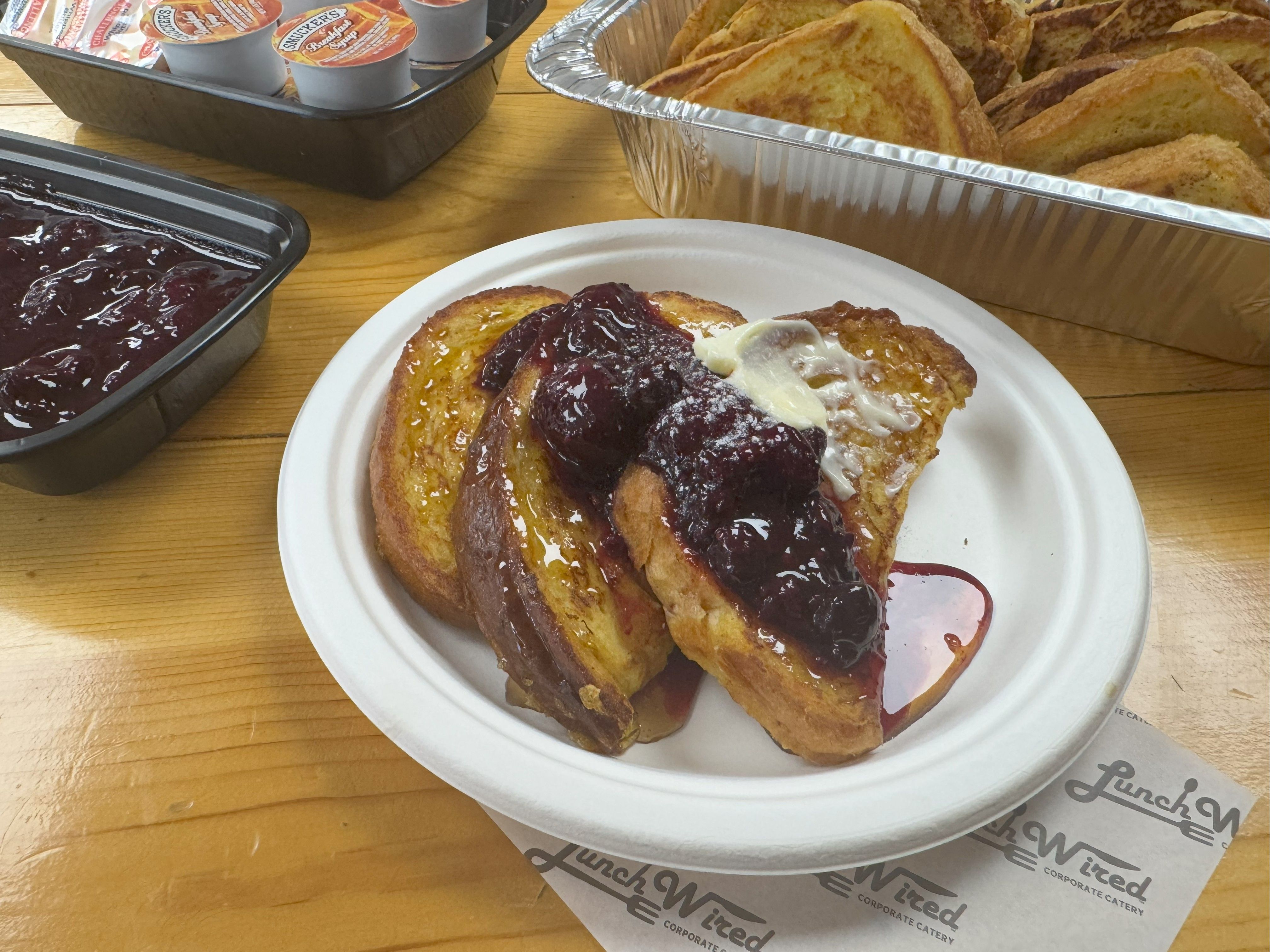 Challah French Toast w/Berry Compote