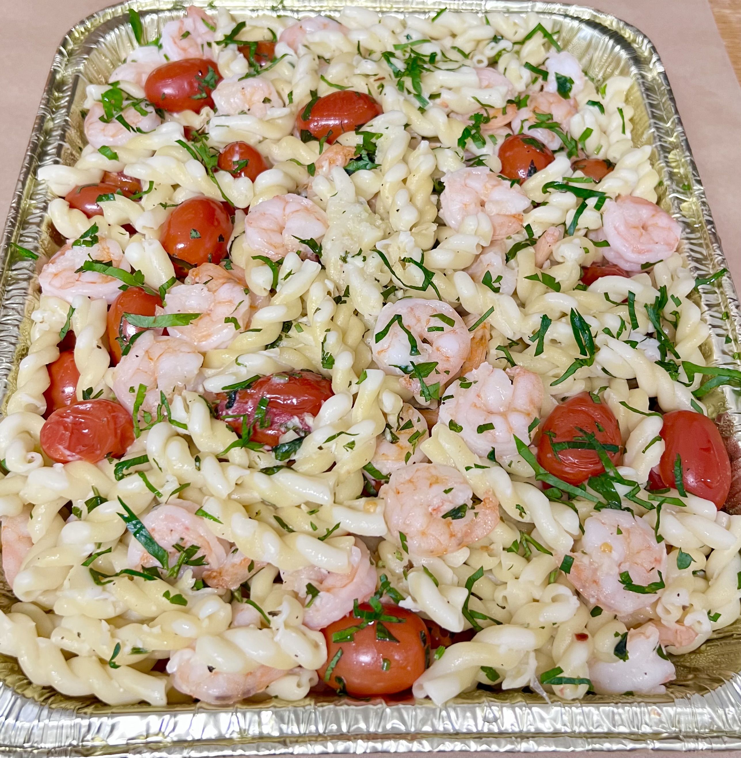 Shrimp Scampi & Gemelli - Large