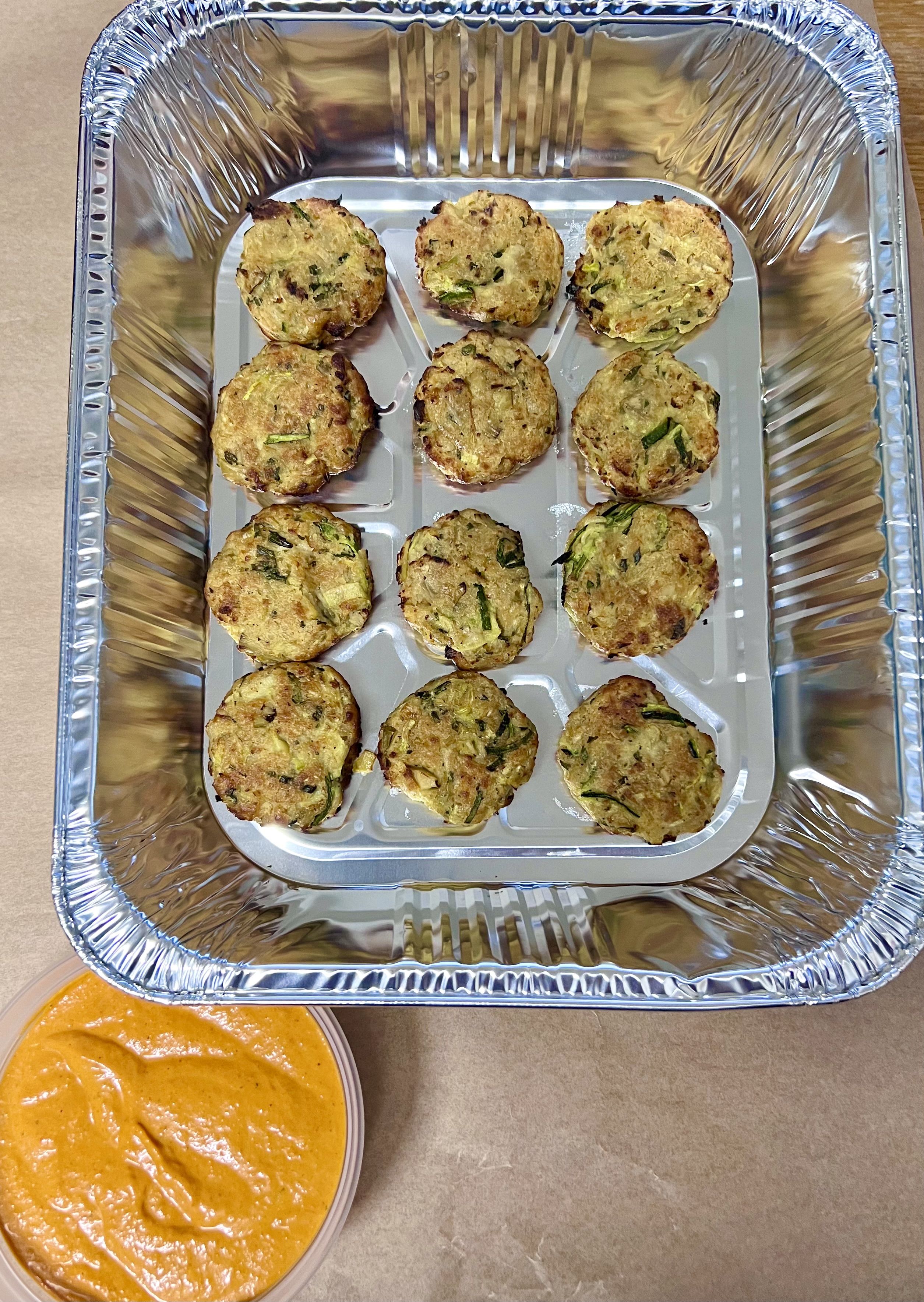 Zucchini Artichoke Cakes