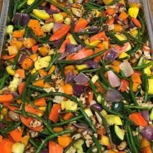 Vegetable Almondine - Small