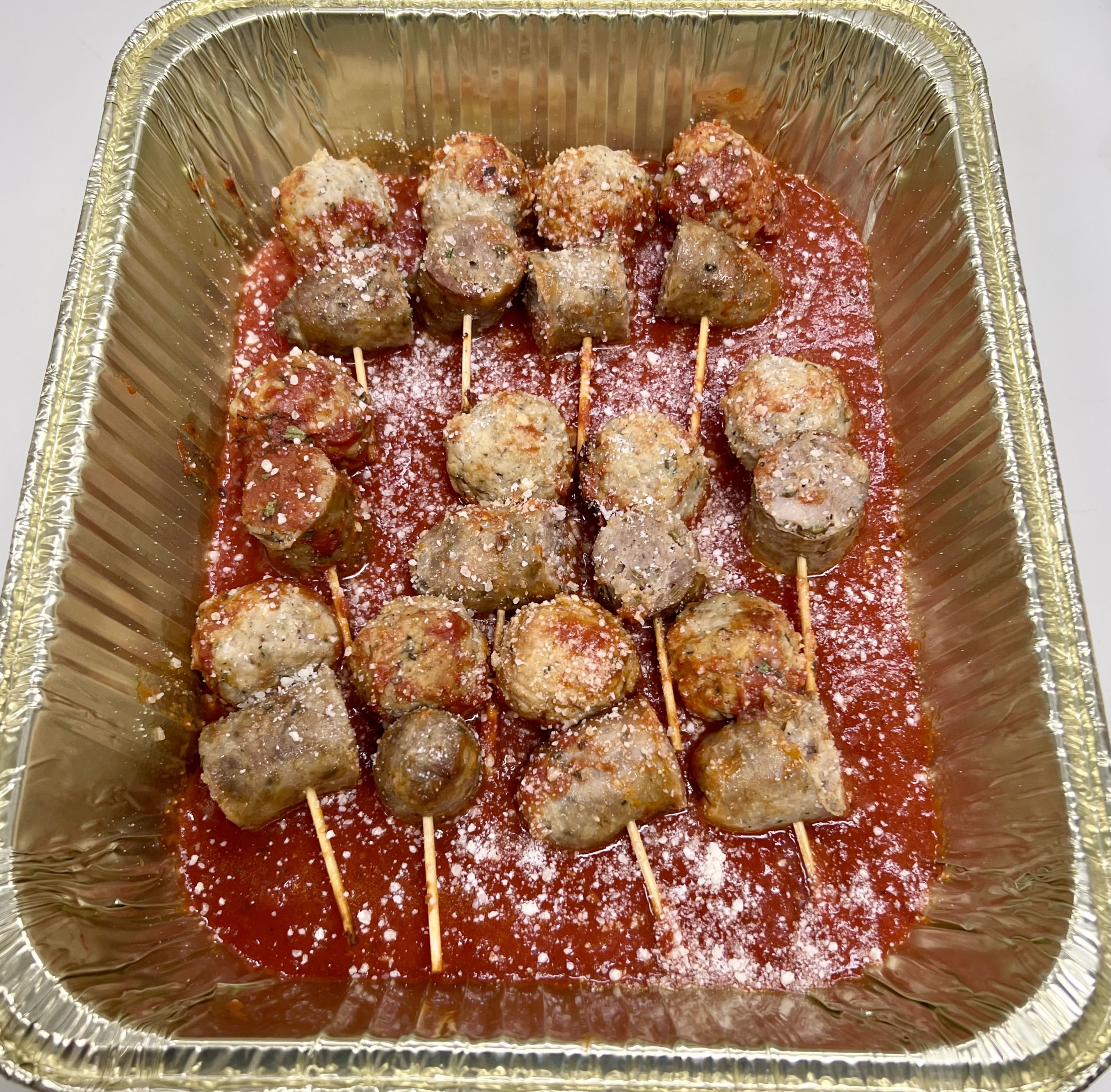 Meatball & Sausage Skewers