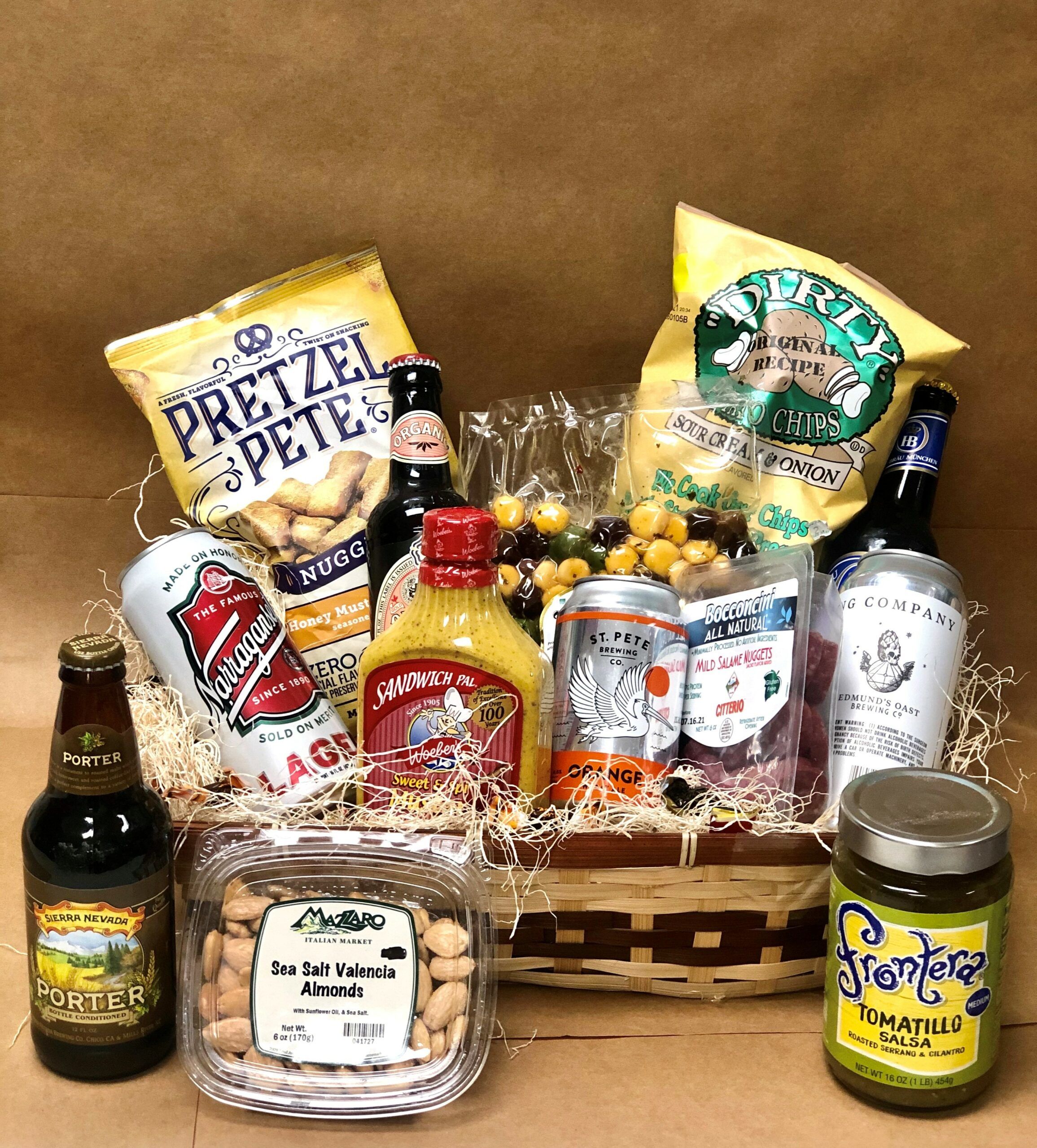 Beer & Snack Basket