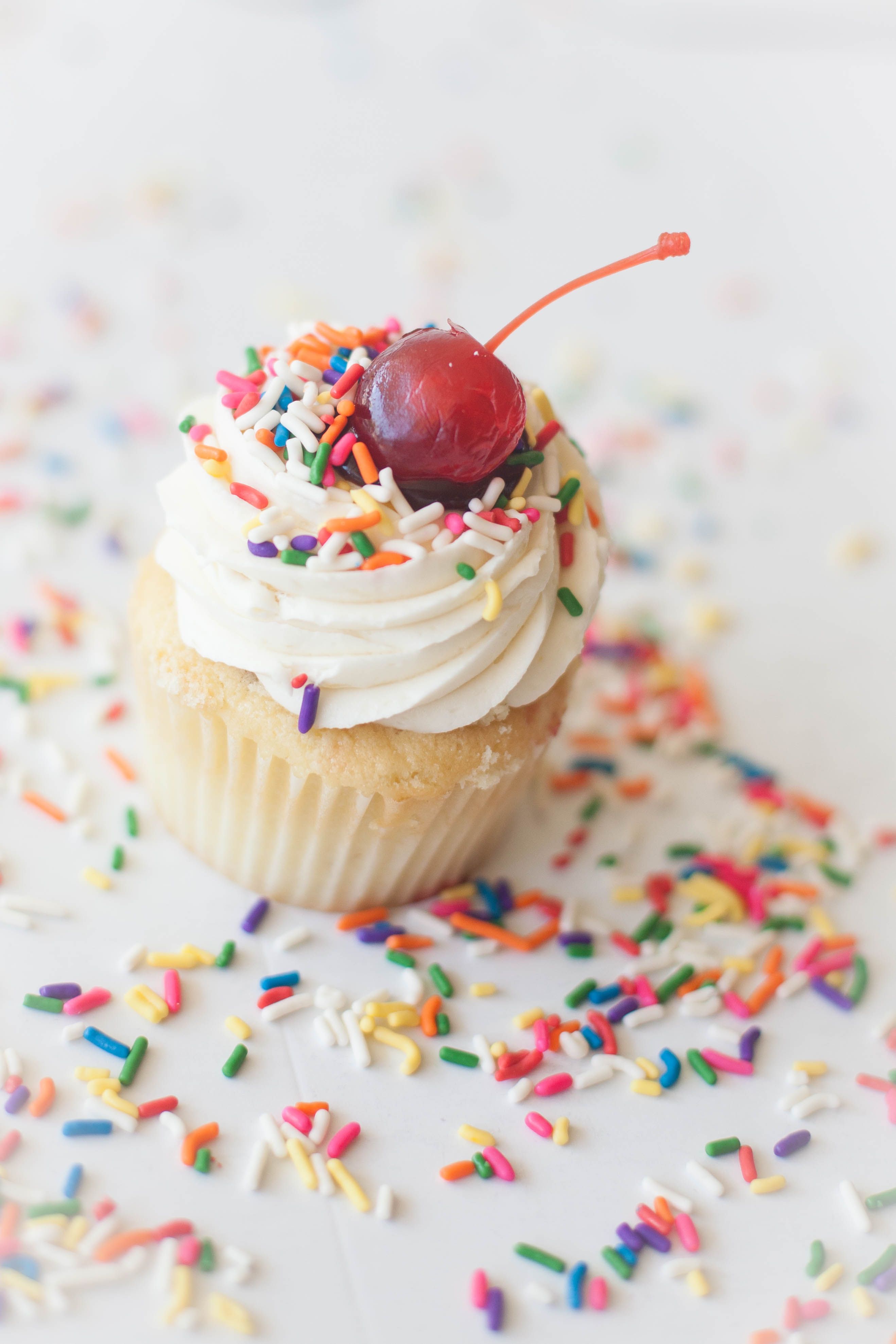 Banana Split Cupcake