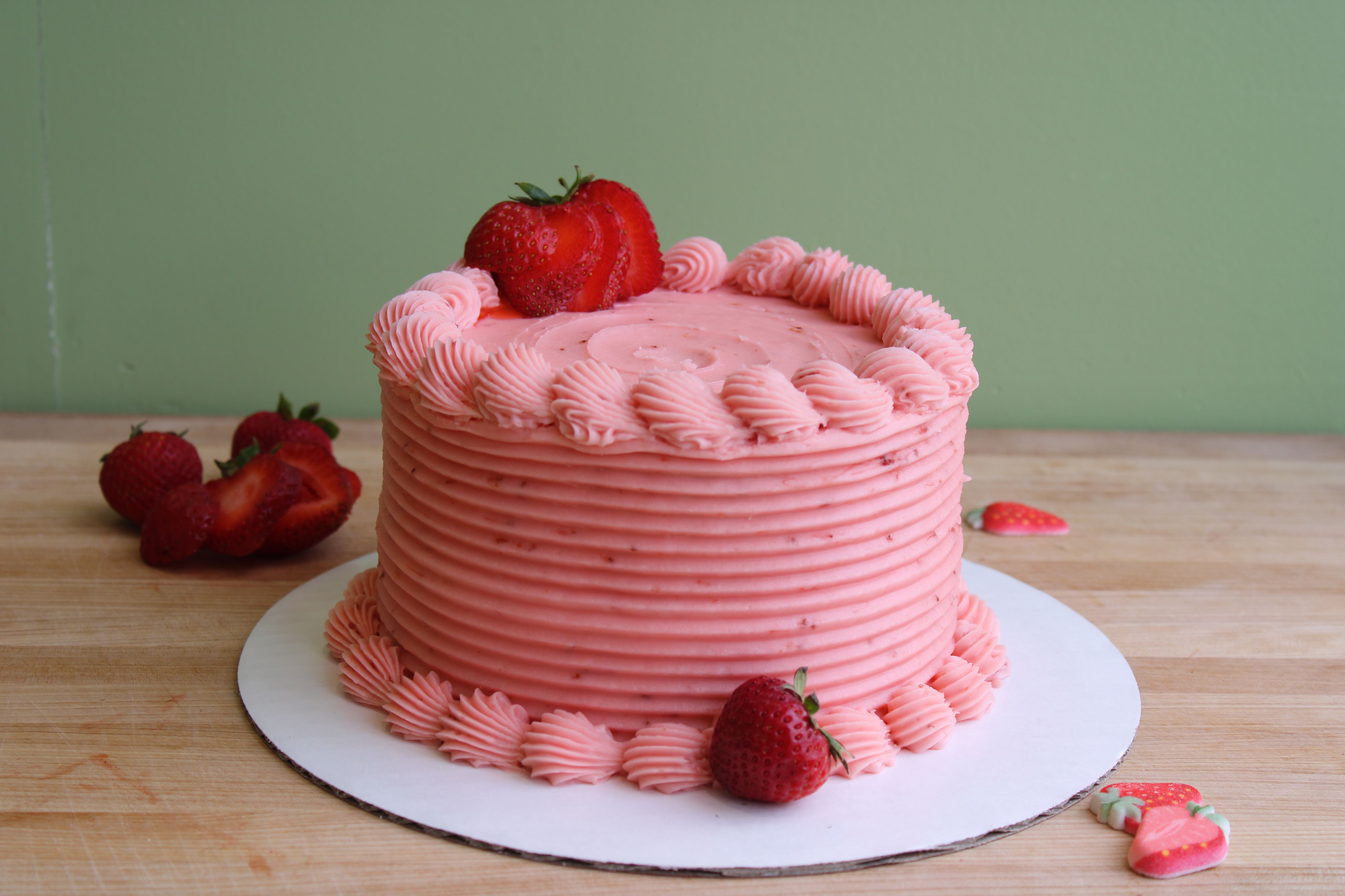 Strawberry Fields Cake