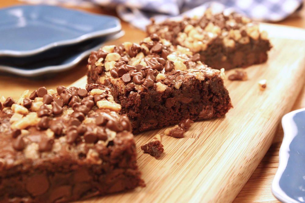 Toffee & Chocolate Chip Brownie