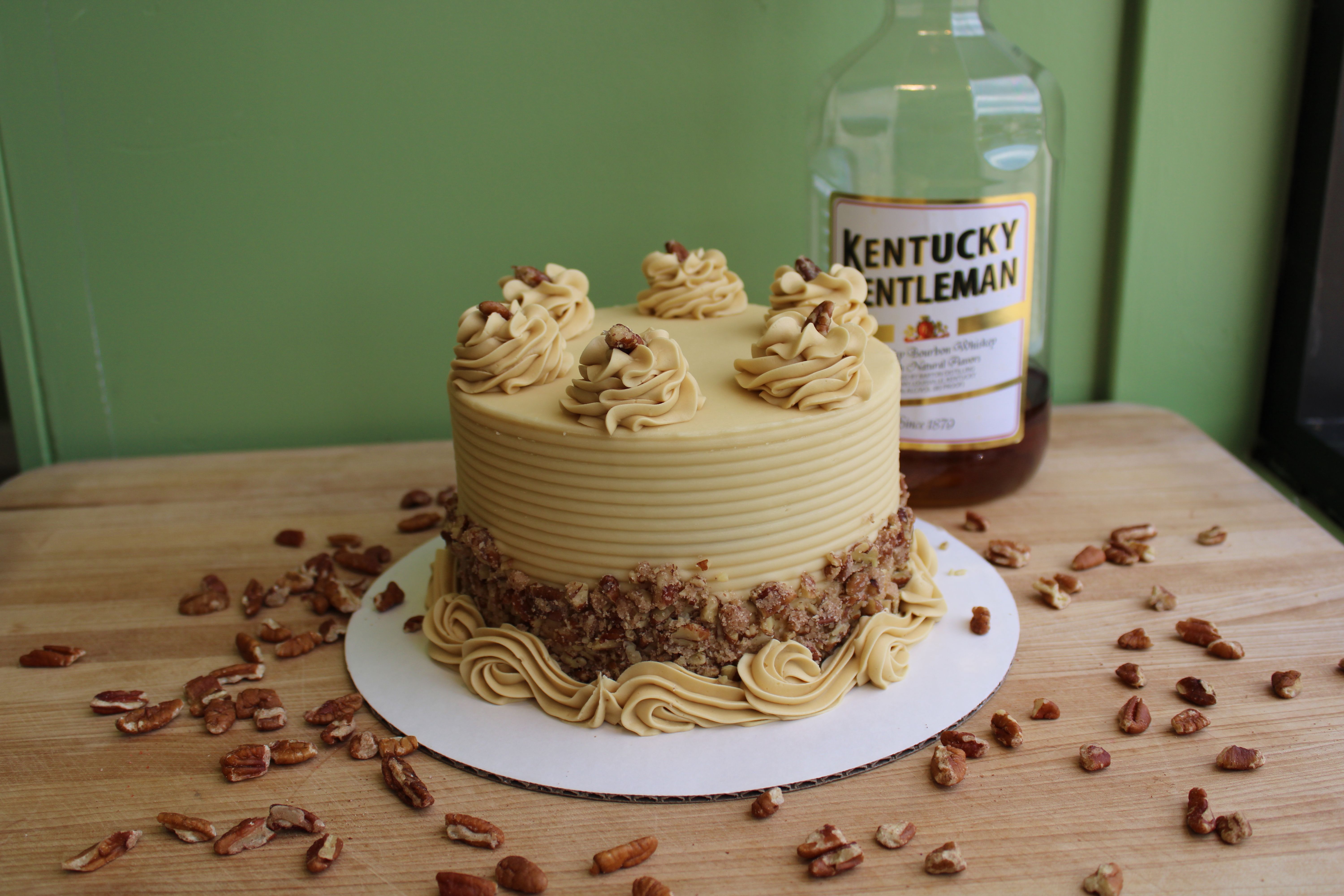 Bourbon Pecan Cake