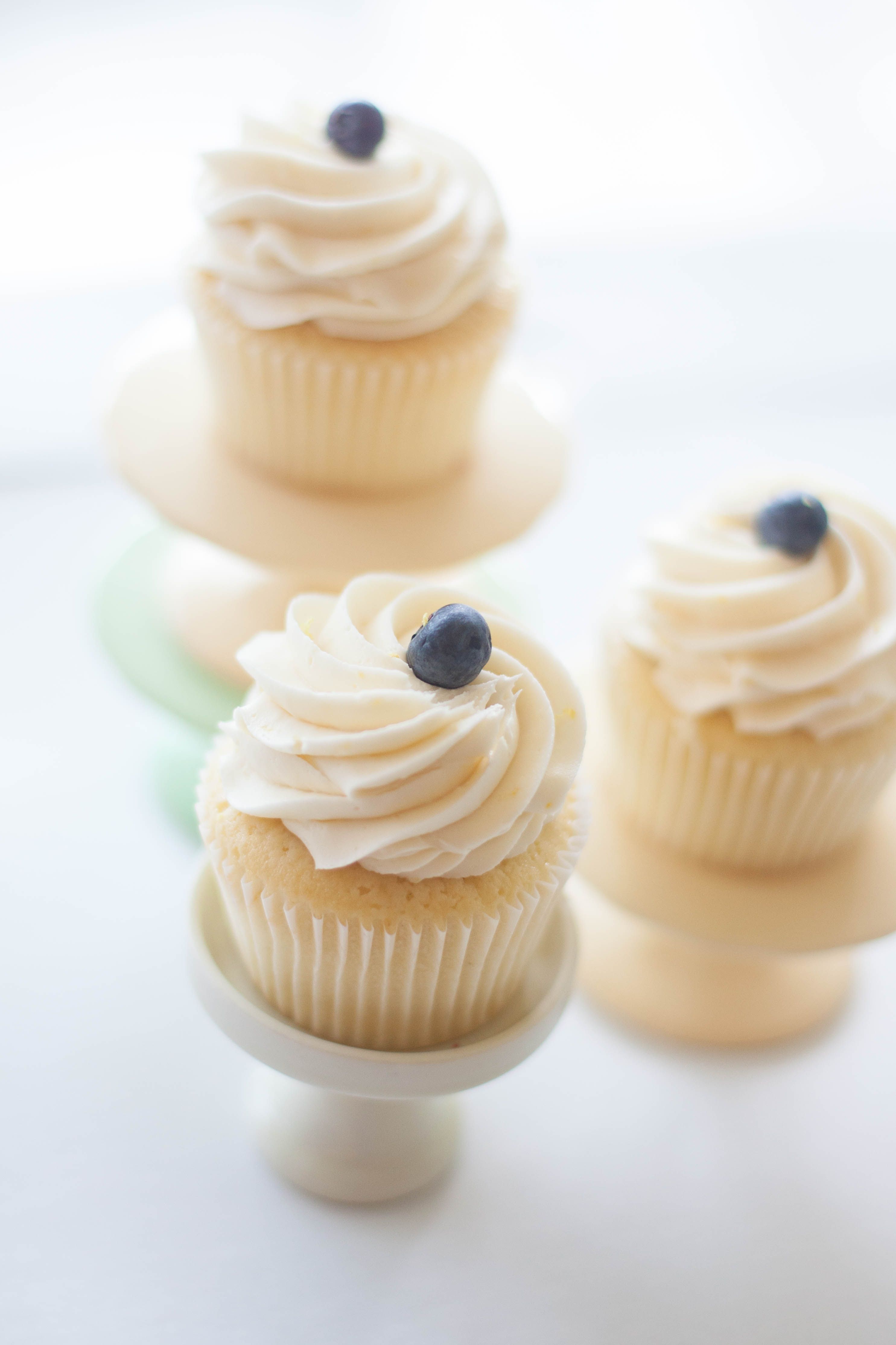 Lemon Blueberry Cupcake