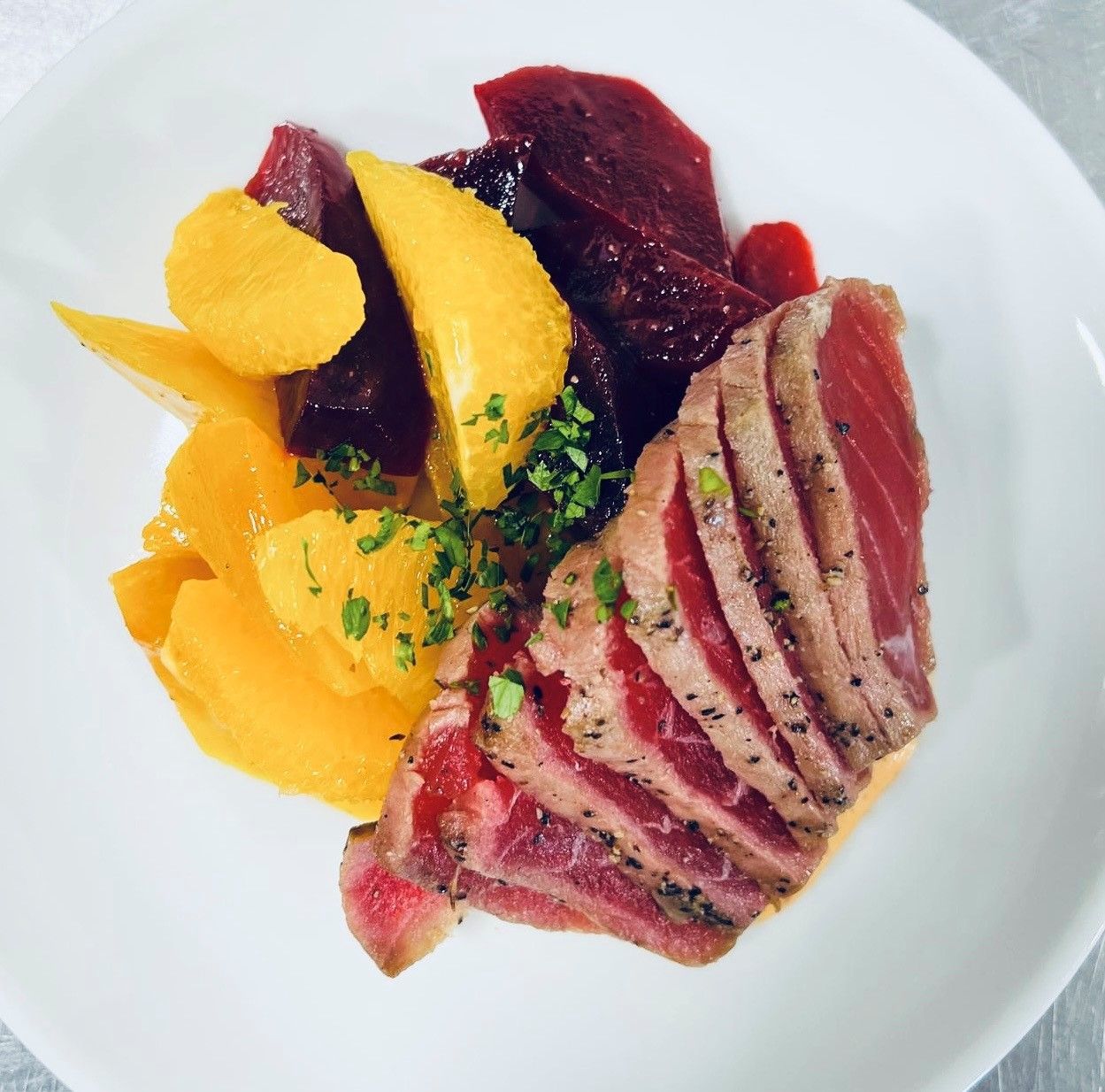 Herb Seared Tuna - Station Plate