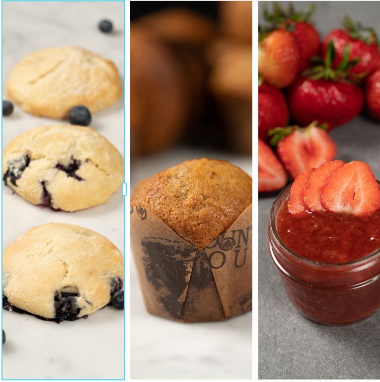 Scone & Muffin Plate
