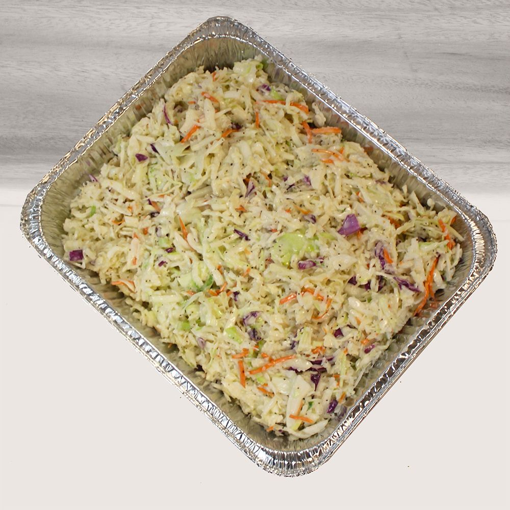 BBQ Sides - Coleslaw (half pan 6lbs)(Contains Coconut)