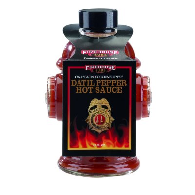 Captain Sorenson's Datil Pepper Sauce: Glass Bottle Hydrant (15oz)