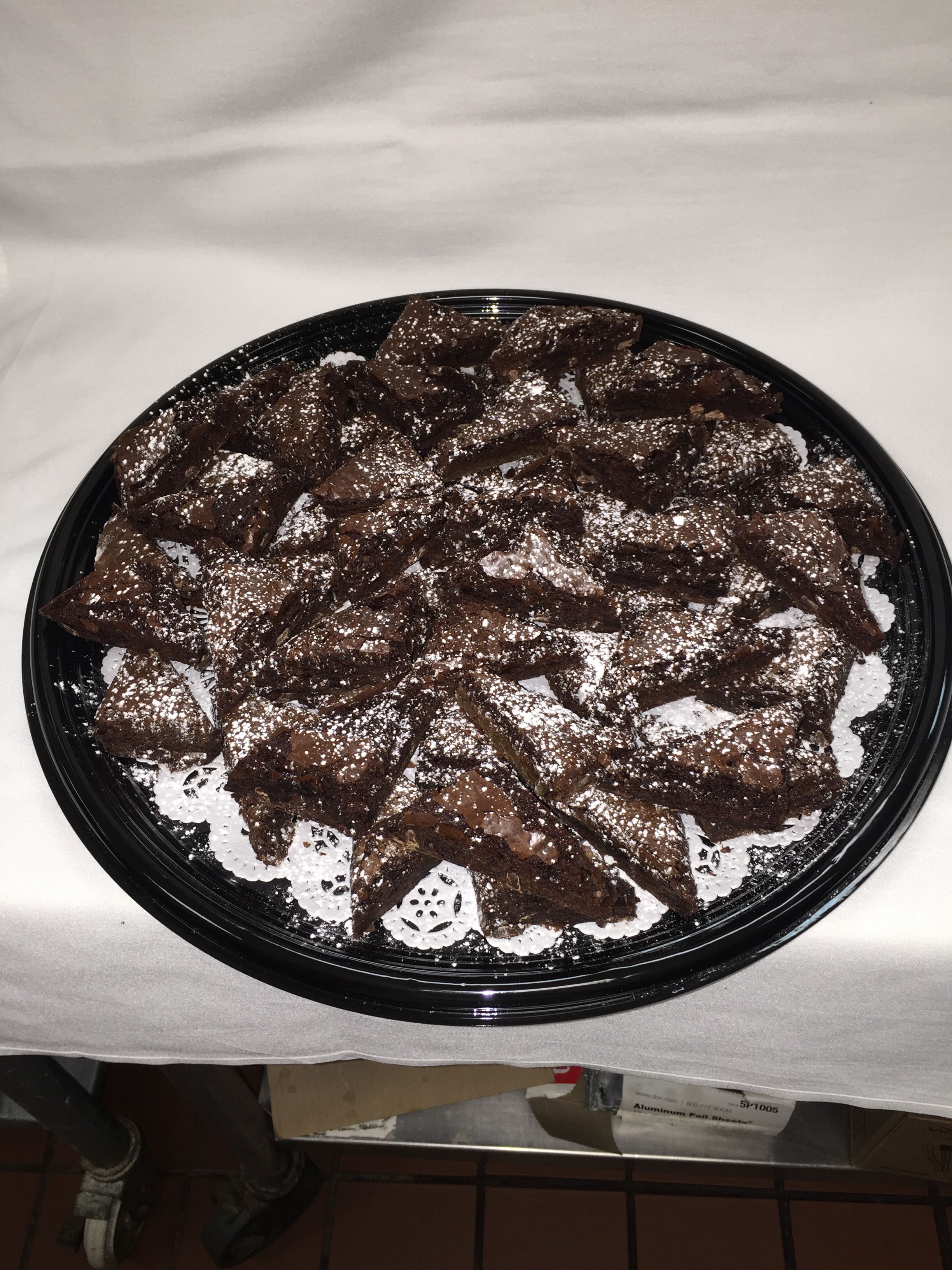 Homemade Ghirardelli Fudge Brownies - 1/2 Pan